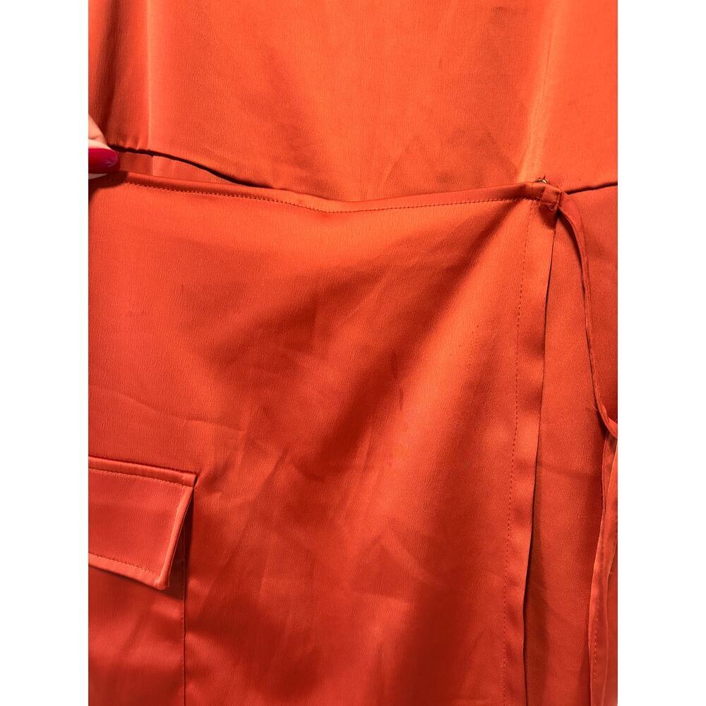 Urban Outfitters Rust Orange Spaghetti Strap mini Jumpsuit XS - Picture 3 of 10